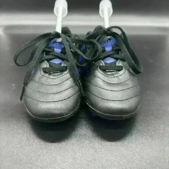 Adidas Goletto VIII FG J Black Blue Kids Youth Size 11K Soccer Cleats GX6906 - Picture 3 of 7